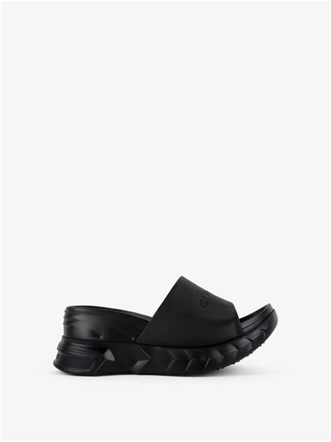 givenchy marshmallow wedge|givenchy black 4g heeled sandals.